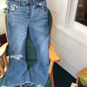 American Eagle Women’s jeans size 12 long   Flare leg